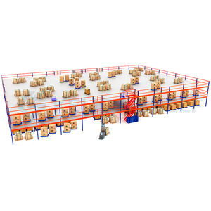 Nhiệm vụ nặng nề tầng lửng Hệ thống giá thép gác xép nền tảng gác mái kho lưu trữ đa cấp Kệ thiết kế tùy chỉnh - Product Image 6