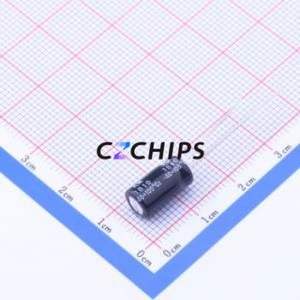 ตัวเก็บประจุอิเล็กโทรไลต์อะลูมิเนียมแบบ Through-Hole รุ่น KM1E101ME110A00CV0 ขนาด D6.3xL11 มม. 100uF 20% 25V ขา 2.5 มม. - Product Image 2
