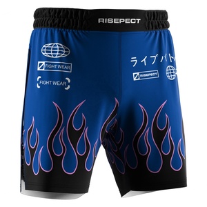 Shorts MMA 2 en 1 à double couche, ultra doux, légers, tissu respirant, coupe ergonomique, conçus pour les compétitions de combat - Product Image 6