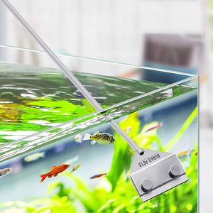 Grattoir à algues de 18 pouces pour aquarium, outil de nettoyage à long manche avec lame durable pour l'élimination des algues sur les surfaces en verre - Product Image 1