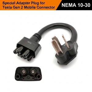 Adaptador de Carga para <span class=keywords><strong>Tesla</strong></span> 24A NEMA 10-30P, Conector de Secadora Antiguo a Conector Móvil <span class=keywords><strong>Tesla</strong></span>, Cable de Carga Rápida - Product Image 2