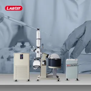 LAB1ST Competitive 5l 10l 20l 50l Rotary Evaporator With Chiller And Pump Price Laboratory