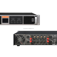 Amplificateur de puissance audio classe H RX-48 4 canaux stéréo en métal pour scène, DJ et utilisation en extérieur