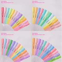 Collection de vernis gel pastel AMO Spring Design 48 couleurs, boîte, TPO HEMA FREE, haute pigmentation, couvrance en une seule couche, végan, non toxique