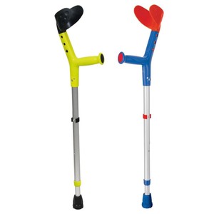 Children's Aluminum Alloy Crutches Height Adjustable Lightweight Durable Comfortable For Kids <b>Walker</b> & <b>Rollator</b> - Product Image 5