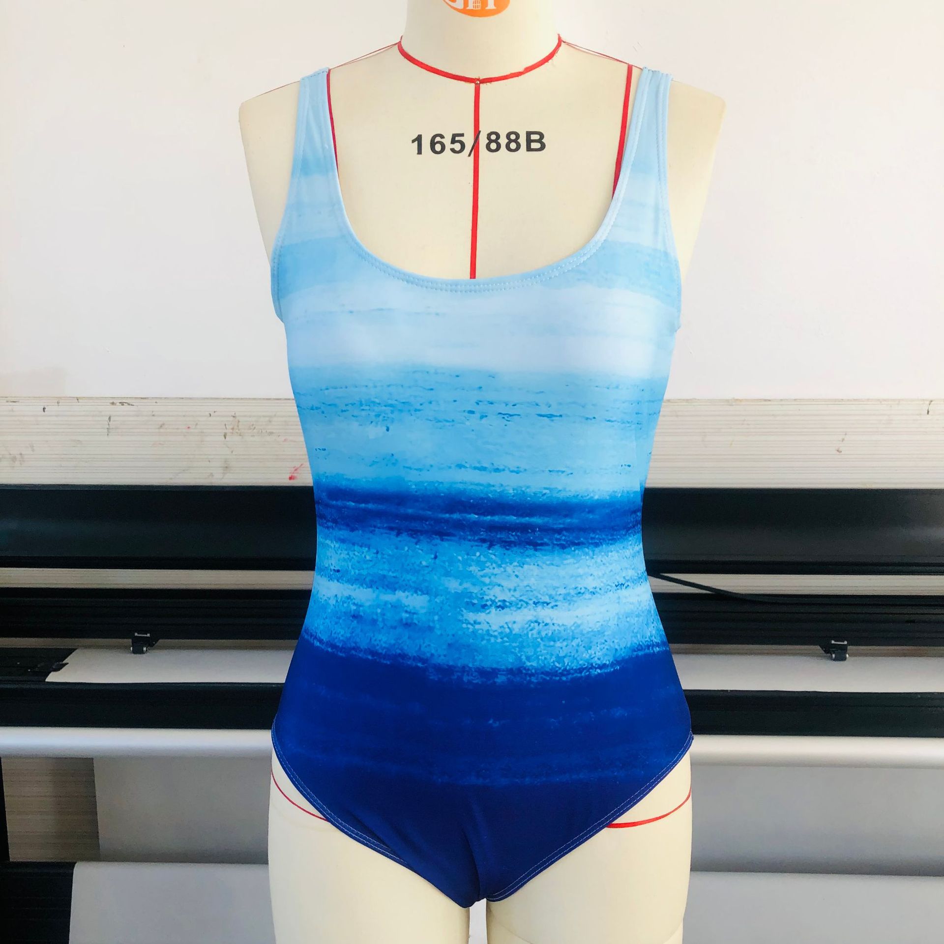 Rayas azules