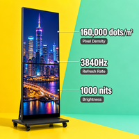 Écran LED pliable d'intérieur P2.5, haute résolution, raccordement sans soudure, design léger, pour scène et publicité commerciale