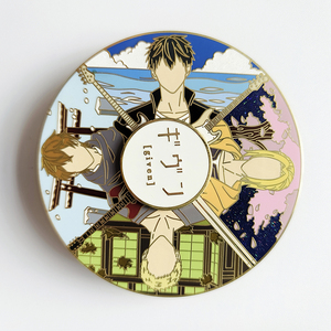 Trung Quốc nhà máy bán buôn thiết kế liên kết chuỗi Chrome mạ men cứng pins Anime tùy chỉnh men pins - Product Image 5