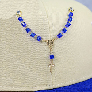 New đội bóng chày Hat Trang trí Chain cap pins kim loại sơn hat huy hiệu biểu tượng Mặt dây chuyền hat pins với chuỗi trong kho - Product Image 4