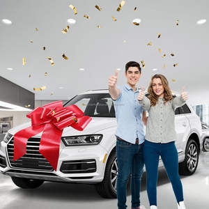 Grand arc de voiture géant de 30 pouces pour anniversaire, réception de mariage de Noël, fête surprise Grand emballage <span class=keywords><strong>cadeau</strong></span> pour un <span class=keywords><strong>cadeau</strong></span> énorme - Product Image 2