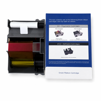Ruban de transfert thermique compatible YMCKO 045000, 250 images pour imprimante de cartes d'identité DTC1000 DTC1250e