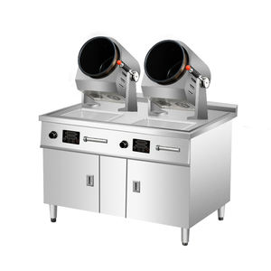 Robot de cuisine commercial intelligent Machine à frire le riz frit automatique <span class=keywords><strong>Cuiseur</strong></span> rotatif électrique pour restaurant - Product Image 1
