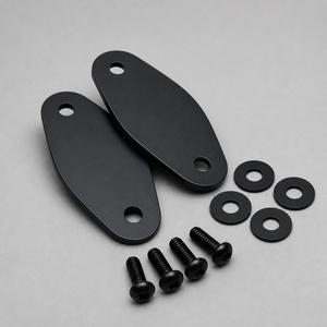 Paire de plaques de masquage de rétroviseurs de <span class=keywords><strong>moto</strong></span> compatibles <span class=keywords><strong>avec</strong></span> CFMOTO 675SR-R 675SR 675SS 2024-2025 – Amélioration pour <span class=keywords><strong>moto</strong></span> sportive - Product Image 2