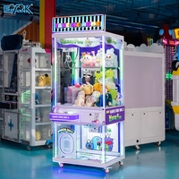 Máquina de garras transparente para juguetes, máquina comercial de muñecas, equipo de juego de arcade para centros de entretenimiento familiar, proveedor