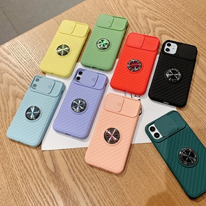 para iPhone 12 <span class=keywords><strong>SE</strong></span> <span class=keywords><strong>2020</strong></span> 11 11Pro Max XR XS Max X a prueba de golpes a prueba anillo suave caja del teléfono de tpu - Product Image 2
