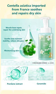 ฉลากส่วนตัวหรูหราแต่งหน้าให้ความชุ่มชื้นไวท์เทนนิ่งเกาหลีดูแลผิวที่กำหนดเองโฟมทำความสะอาดผิว<span class=keywords><strong>หน้า</strong></span>ผู้ผลิตสำหรับผิว<span class=keywords><strong>แพ้</strong></span><span class=keywords><strong>ง่าย</strong></span> - Product Image 4