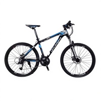 Vélo de montagne personnalisé 26'' 27,5'' 29'' léger avec suspension, frein à disque, 11 vitesses, cadre en fibre de carbone