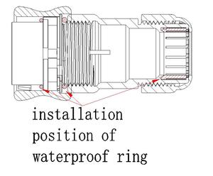 Xatlj M28 2 3-Core kết nối không thấm nước IP67 hàng không ổ cắm tùy chỉnh 50A hiện tại phích cắm không thấm nước cho PCB & FPC - Product Image 6