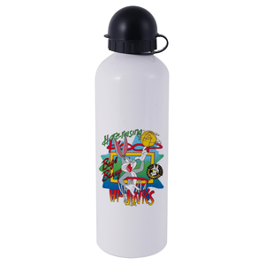 2023 offres spéciales en gros Sublimation bouteille d'eau en aluminium vierge 750ml pour <span class=keywords><strong>le</strong></span> sport blanc/argent - Product Image 4