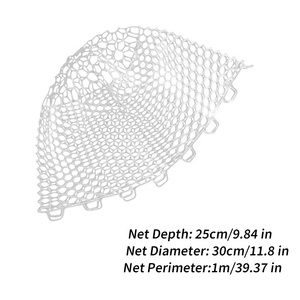 PVC pêche à la mouche épuisette Silicone caoutchouc sac remplacement matériel de pêche pour pêche à la <span class=keywords><strong>carpe</strong></span> épuisette - Product Image 4