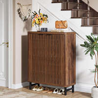 Armoire à chaussures moderne en bois massif DU'S, avec six niveaux de rangement grande capacité, bonne perméabilité à l'air et excellente qualité