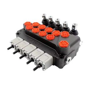 Vanne directionnelle monobloc manuelle à 5 bobines DCV40Z pour machines de construction directement du fabricant et du fournisseur - Product Image 1