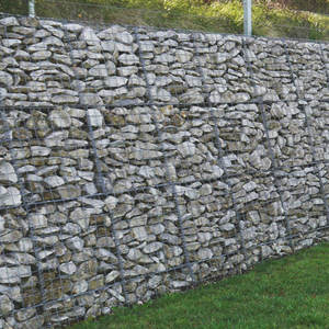 ตะกร้าเกเบี้ยนเชื่อมสังกะสีสวนหินเชื่อมเกเบี้ยนซับใน<span class=keywords><strong>คลอง</strong></span> - Product Image 2