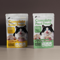 Alimento Húmedo para Gatos al por Mayor, 80g, con Empaque en Inglés, Snacks para Mascotas, Apto para Exportación, Alimento Húmedo para Gatos con Carne Roja