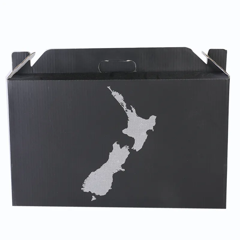 Custom Logo Cardboard Six Pack Wine Box Carrier Wholesale Cheap Portable Handle Corrugated Paper box