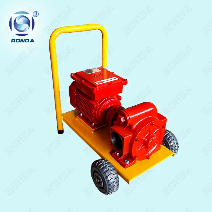 KYB new type cast iron movable electric rotary sliding vane suction oil transfer pump for kerosene, diesel, etc.