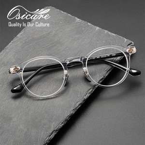 แว่นสายตาแบบใสสำหรับผู้ชายกรอบแว่นตา montura de gafas lujo Marca - Product Image 2