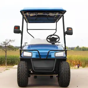 中国4座定制电动高尔夫球车低价童车出售500机器人折叠饮料高尔夫球车