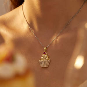 Colliers fantaisie en émail, pendentifs gourmands : Miel, Donut, Cupcake, Chocolat, <span class=keywords><strong>Sucette</strong></span> - Product Image 2