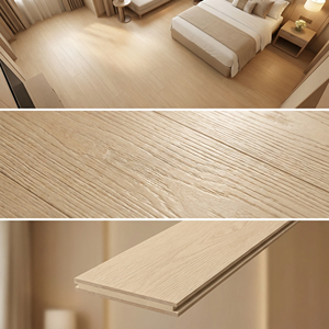 Plancher stratifié HDF aspect <span class=keywords><strong>bois</strong></span> moderne de luxe avec texture <span class=keywords><strong>en</strong></span> relief 3D et indice AC4 pour les chambres d'hôtel - Product Image 4
