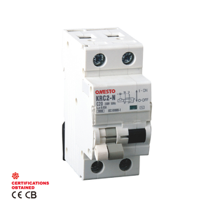 <span class=keywords><strong>ONESTO</strong></span> 1P + N Din Rail RCBO Disyuntor 230V 240V 10mA 30mA 100mA 300mA AC RCBO Disyuntor 40A 32A 25A 20A 16A Disyuntores - Product Image 1