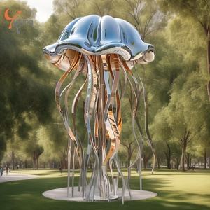 Arte moderno al aire libre estatuas <span class=keywords><strong>de</strong></span> animales <span class=keywords><strong>de</strong></span> Metal fábrica personalizada pulida a mano esculturas <span class=keywords><strong>de</strong></span> medusas <span class=keywords><strong>de</strong></span> acero inoxidable artesanías <span class=keywords><strong>de</strong></span> Metal - Product Image 4