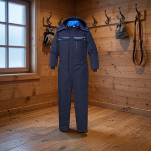 Windproof <b>Waterproof</b> Antistatic Reflective Unisex <b>Work</b> Coverall for Cold Storage & Marine Workwear - Product Image 4
