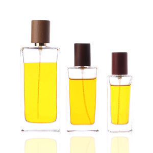 Роскошный квадратный прозрачный стеклянный флакон для духов, 30 мл, 50 мл, 100 мл - Product Image 2