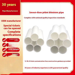 DIN tiêu chuẩn PVC bảy lỗ hoa mận ống HDPE đa Lỗ tổ ong threading <span class=keywords><strong>PE</strong></span> điện mận xốp Ống - Product Image 3