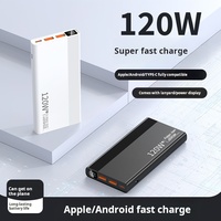 Batterie Li-Polymère 22,5W à Charge Rapide 30000mAh avec Chargeur Solaire 10W, Portable, Vente Directe Usine