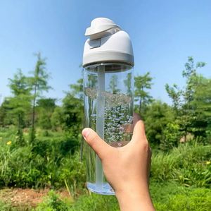 BPA-Free Leakproof Gym Yoga Water <b>Bottle</b> with Auto Spout Lid Kids <b>Straw</b> Travel Camping Classic Style Made in China - Product Image 3