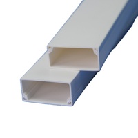 Goulotte de câbles électrique en plastique blanc en gros / Canal de gestion des câbles électriques en PVC rigide