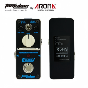 Pedal de Efectos para <span class=keywords><strong>Guitarra</strong></span> Jelo Aromar-1 ACH-3 Mini, ABS, Bloque Único, Distorsión Aroma, Retardo, Sobrecarga, Reverberación, Múltiples Bajos - Product Image 5