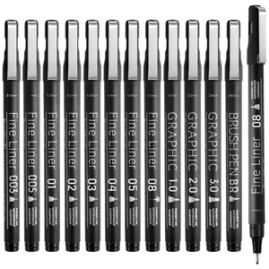 Marqueur d'artiste 005 à pointe fine pour peinture miniature, modèles <span class=keywords><strong>Warhammer</strong></span> 40k, aquarelle, acrylique, huile, dessin artistique - Product Image 6