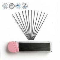 Minas de lápiz mecánico de polímero resistente a roturas, 0.9mm HB, 60mm, escritura suave, 48 por tubo, 16 tubos por bolsa, para escuela y oficina