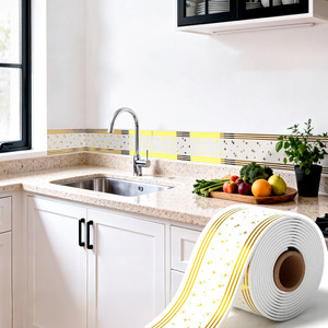 Rodapiés de PVC autoadhesivos engrosados e impermeables para cocina moderna, tiras decorativas para ocultar imperfecciones en hoteles y salas de estar. - Product Image 3