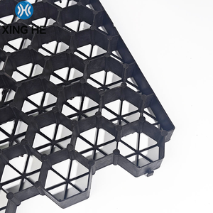 Grille <span class=keywords><strong>de</strong></span> pavage en plastique HDPE gris haute densité 48 mm pour <span class=keywords><strong>drainage</strong></span> industriel extérieur, parking et allée - Product Image 6