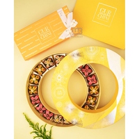Boîtes rigides en carton de luxe personnalisées pour chocolats, design cylindrique, boîtes à chocolats, boîtes à biscuits, pâtisserie, macarons, boîte cadeau avec séparateur