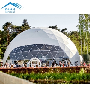 Oferta Especial: Carpa Domo Geodésica Grande de 15M 20M para Campamento, Eventos de Lujo al Aire Libre, Fiestas y Bodas, con Plataforma de Madera, para 100 a 500 Personas - Product Image 6