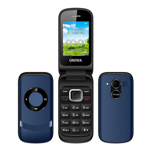 Teléfono Celular Flip con Doble SIM, Teclas de Acceso Rápido Multifuncionales, Botones Grandes, GSM, Pantalla de 2.4 Pulgadas - Product Image 1